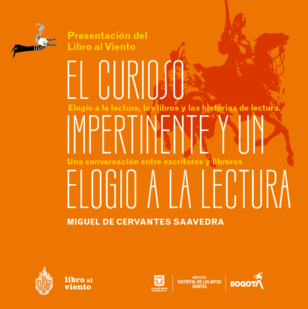 Elogio a la lectura, Miguel de Cervantes, Libro al Viento