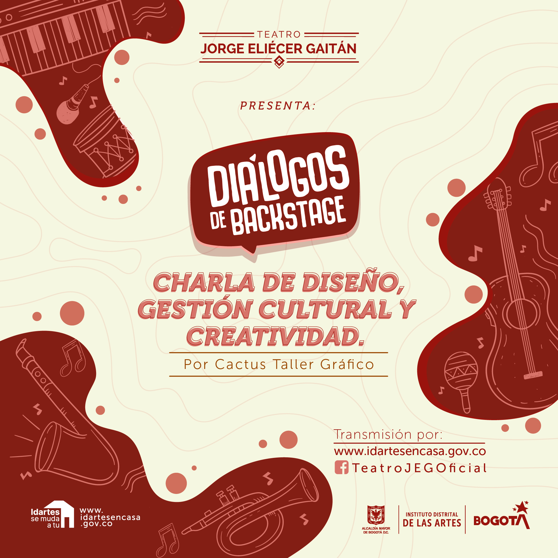 Charla de diseño, gestión cultural y creatividad