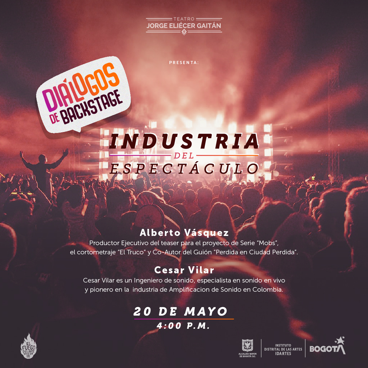 Diálogos de Backstage: Industria del despectáculo