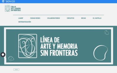 Captura de pantalla arte y memoria sin frontera