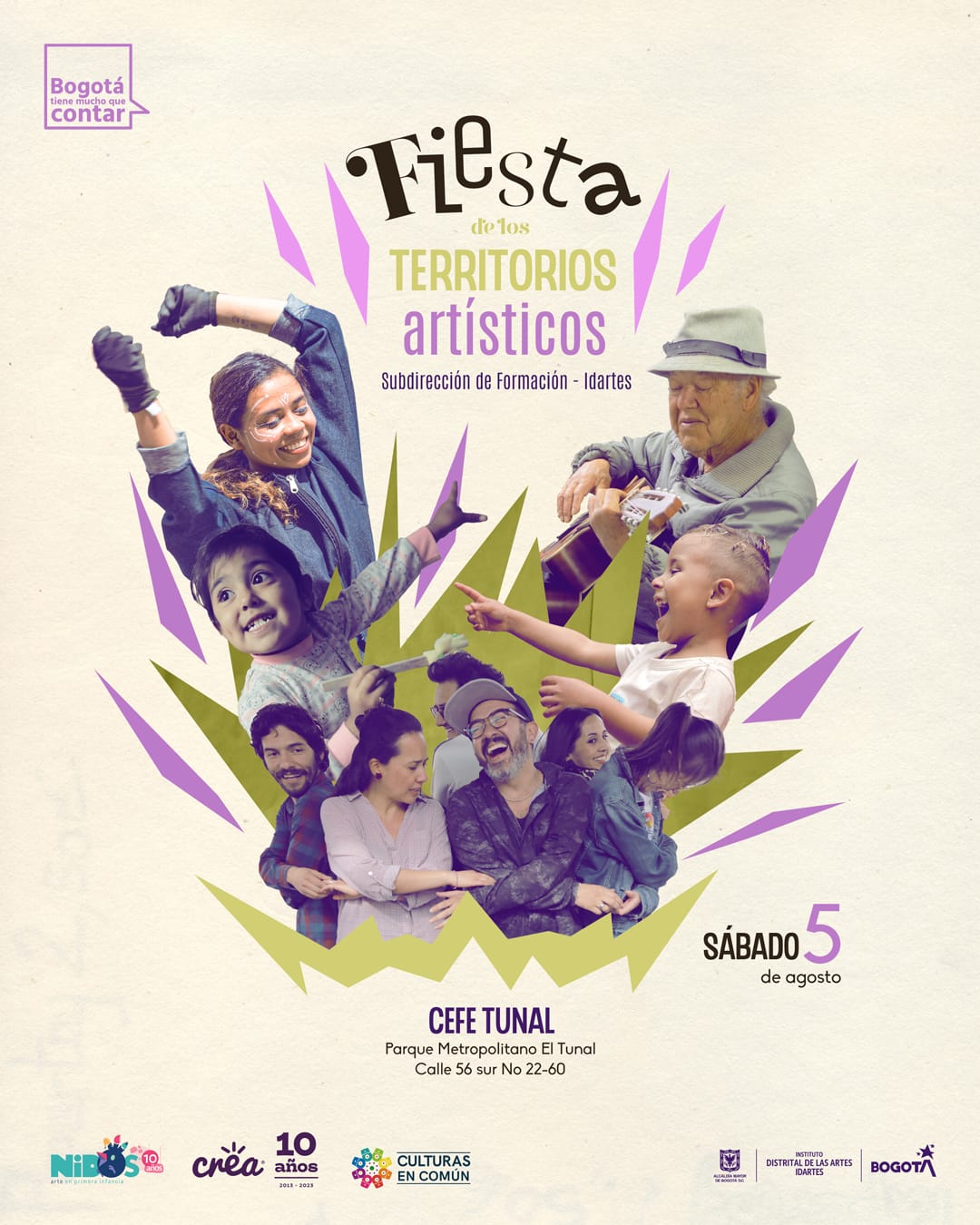 La Fiesta de los territorios artísticos reunirá a más de 300 artistas en presentaciones, talleres, performances y experiencias artísticas.