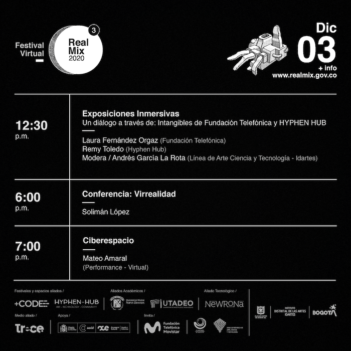 Programación del RealMix para el 3 de diciembre