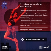 Pieza de novedades del PDE Idartes 2022