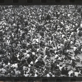 Multitud en una marcha 