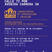 Pieza gráfica promocional para la ZBP de la Calle 72 por Carrera 30
