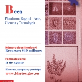 Beca Plataforma Bogotá en Arte, Ciencia y Tecnología