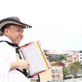 Artista en escena