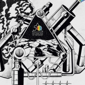 imagen con un telescopio en blanco y negro