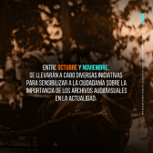 Pieza gráfica - Archivo Vivo y Memoria