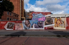 Foto de uno de los grafitis que integran el Museo Abierto de Bogotá - MAB. Foto: Cristhian Pérez.