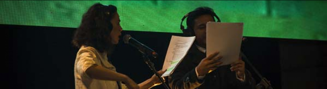 Radioteatro en el Teatro al aire libre La Media Torta 