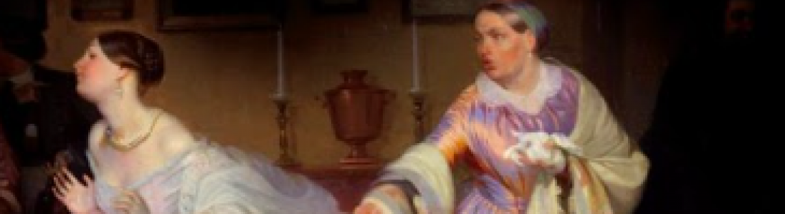 Pintura de dos mujeres 