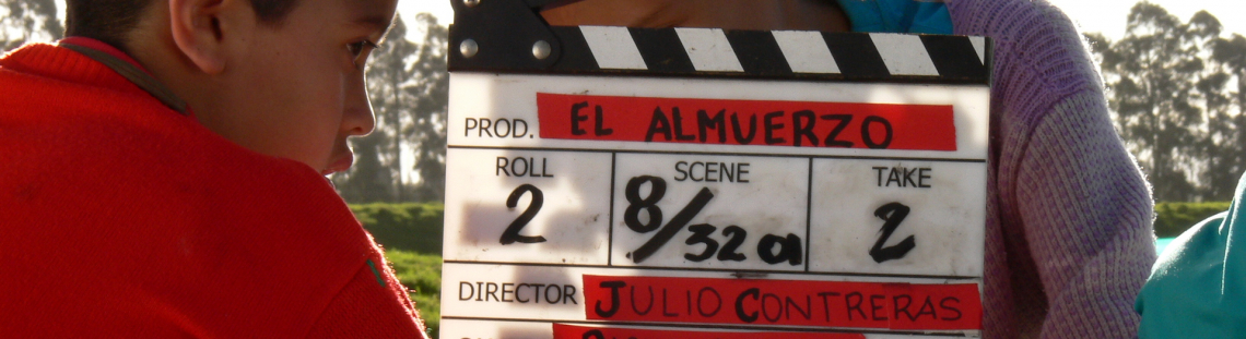 Rodaje del cortometraje El almuerzo