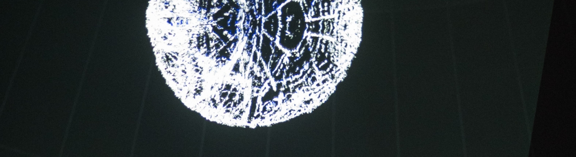 Proyección en el domo del Planetario de Bogotá. 