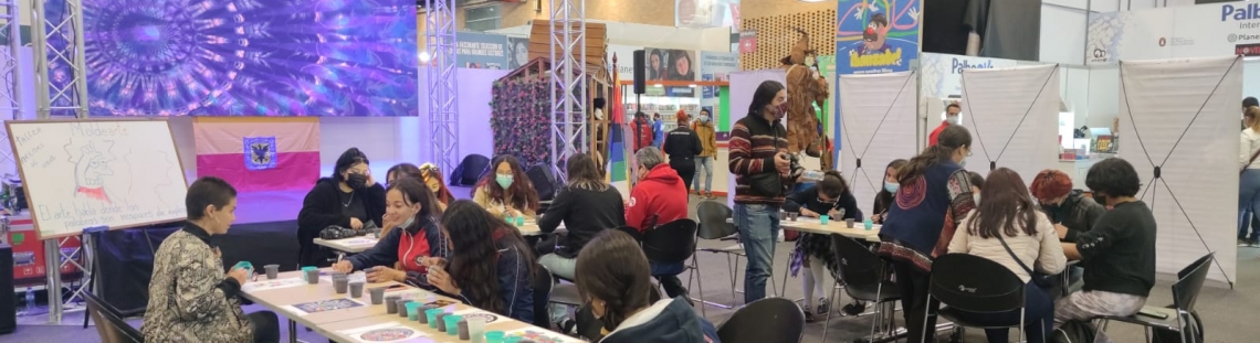 Sala Nencatacoa del Idartes en la Feria del libro de Bogotá