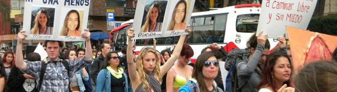 Marcha en contra del feminicidio en Bogotá - Foto: Prensa Alcaldía Mayor de Bogotá - Lesly Segura