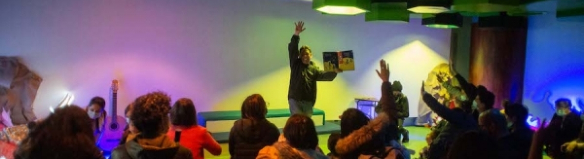 Programa Astrobebés en la Sala Infantil del Planetario de Bogotá. 