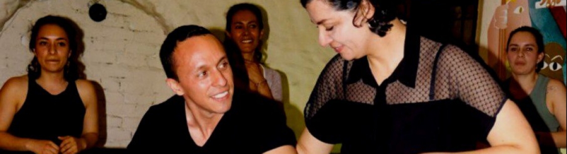 Bailarines de guaguancó durante presentación