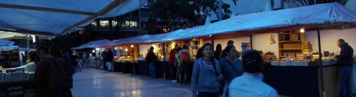 Feria del libro callejera 2018, toma nocturna