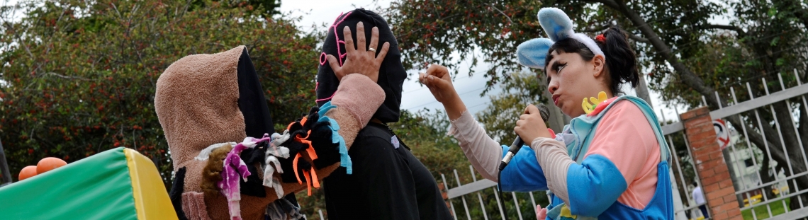 Artistas de Almazul en jardín infantil