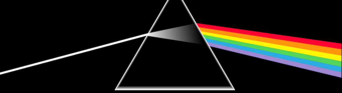 Portada álbum Dark Side of the Moon de Pink Floyd. 