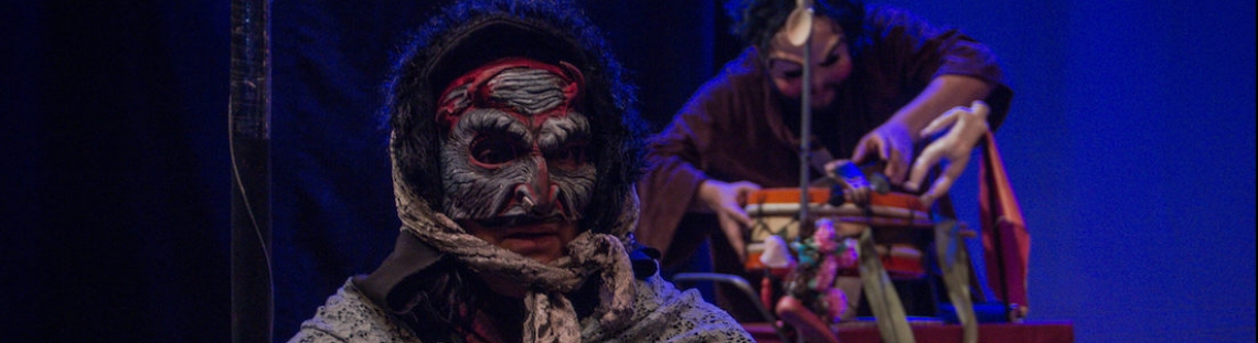 Artistas en obra de teatro