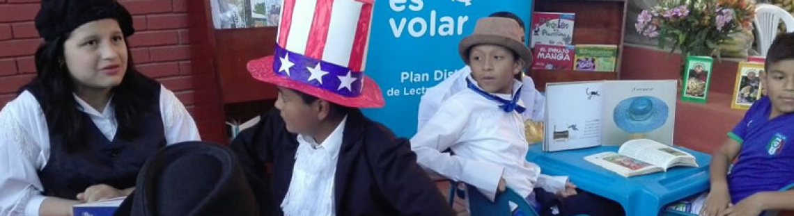 Niños participando en actividades de lectura