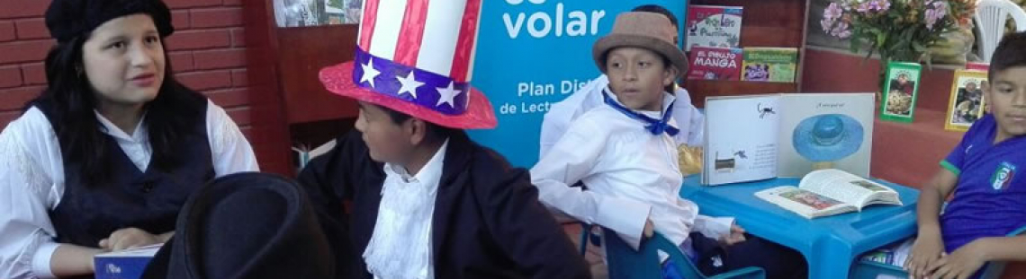 Niños participando en una actividad de lectura