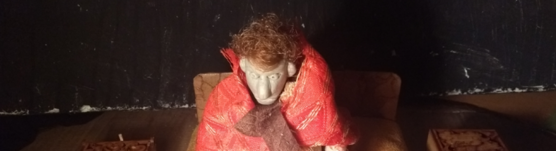 La Abuelita y la muerte: Teatro lambe lambe