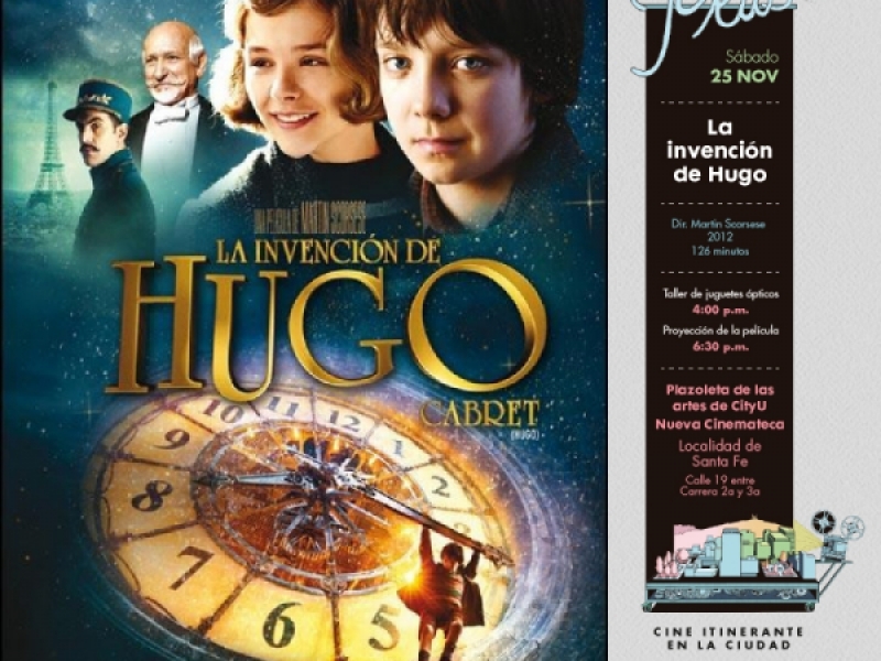 La invención de Hugo llega a Pelis por Bogotá