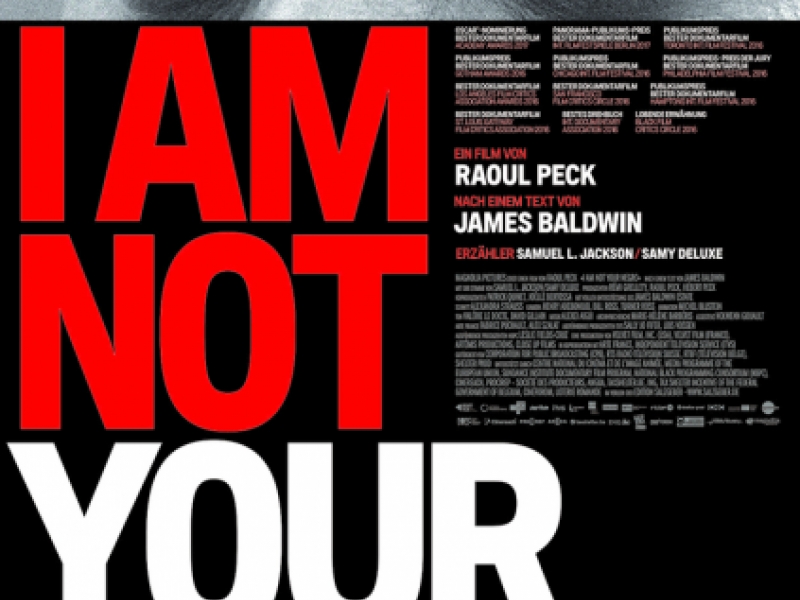 Poster de la cinta estadounidense I'am not your negro