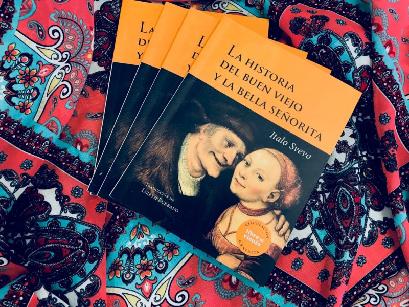 Lanzamiento del título de Libro al Viento "Historia del buen viejo y la bella señorita"