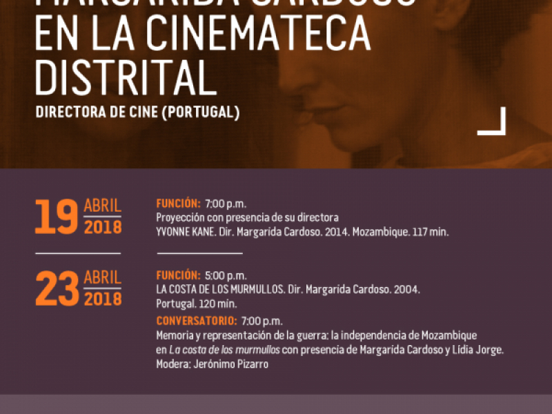 Margarida Cardoso en la Cinemateca Distrital