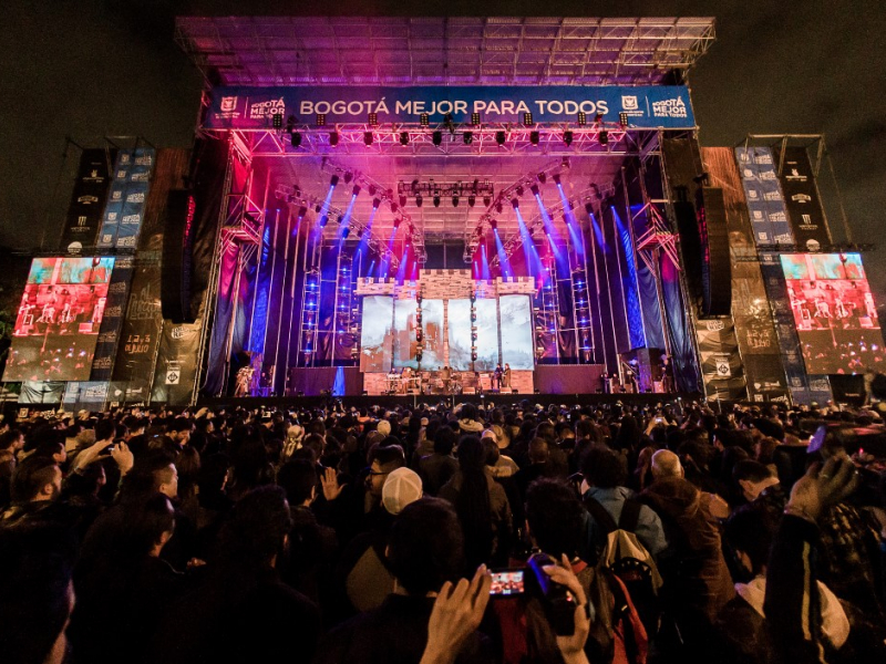 Escenario del Festival Rock al Parque 