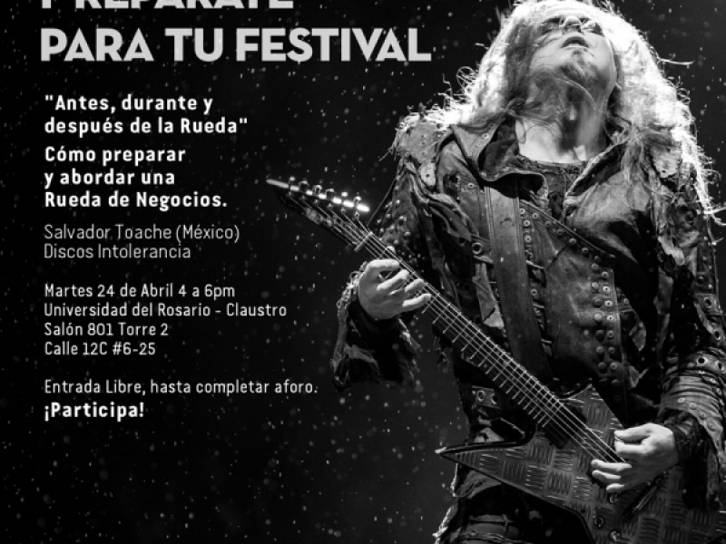 Prepárate para tu Festival - Salvador Toache(Mex)