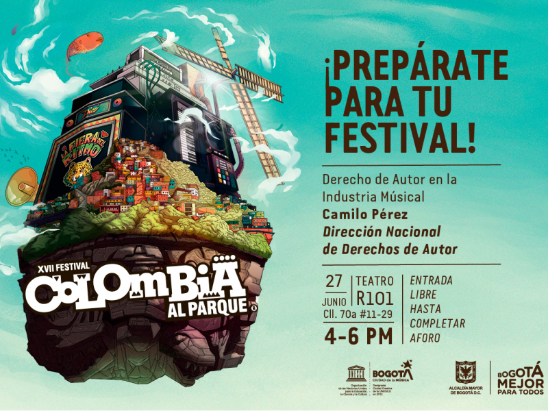 Poster de Prepárate para tu Festival - Camilo Pérez