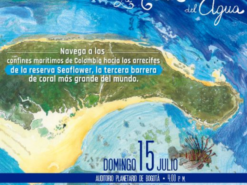 Poster de la tierra del agua