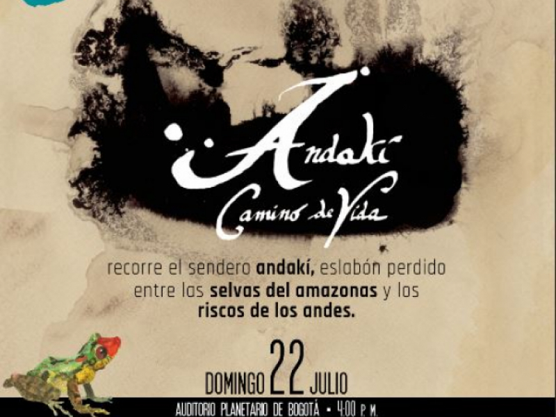 Poster del documental Andakí, camino de vida