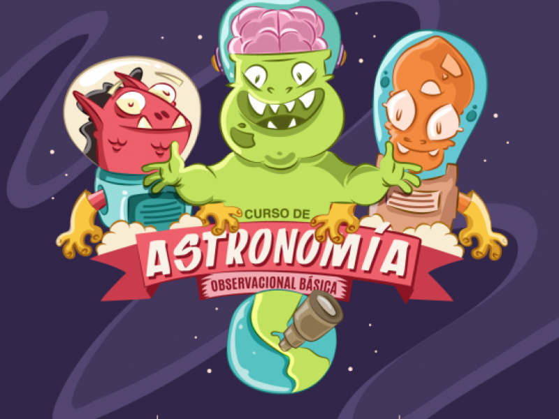 Poster del curso de astronomía