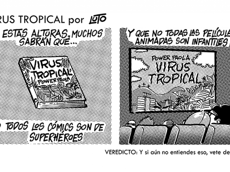 Imagen de comics en blanco y negro