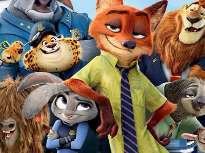 Personajes animados de Zootopia