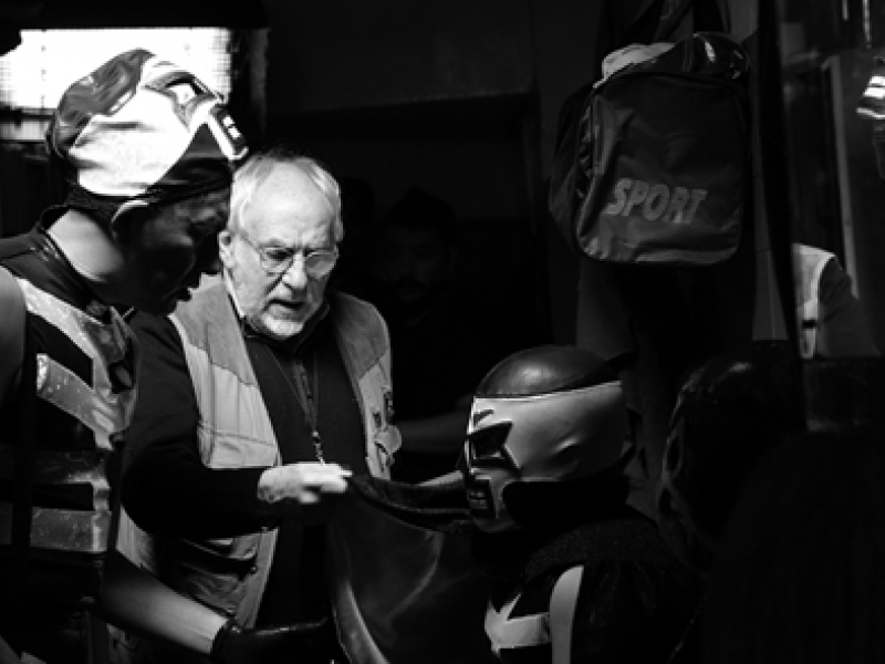 El director Arturo Ripstein en rodaje