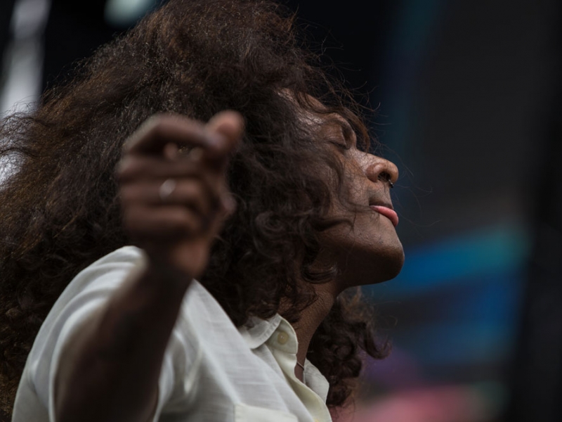 Liniker en Rock al parque