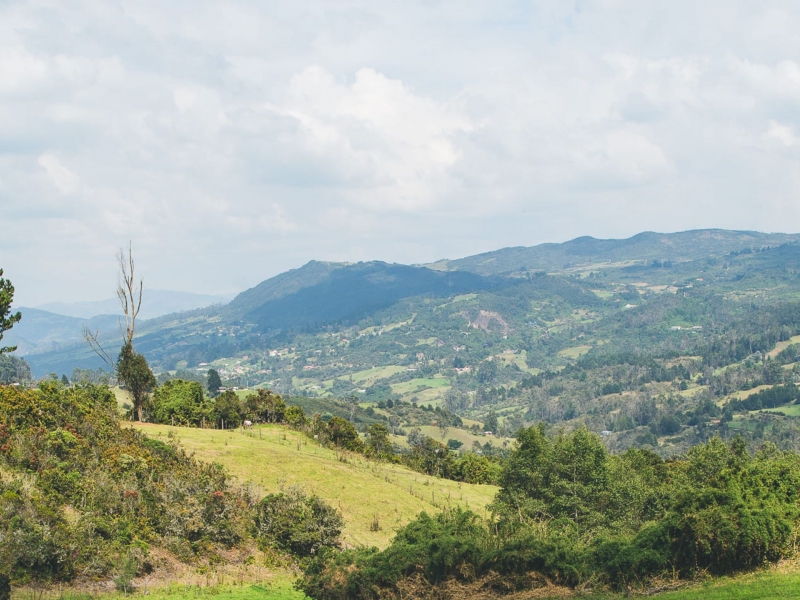 Fotografía montañas de vereda El Verjón