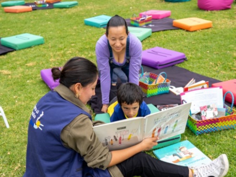 Foto archivo de picnic literario