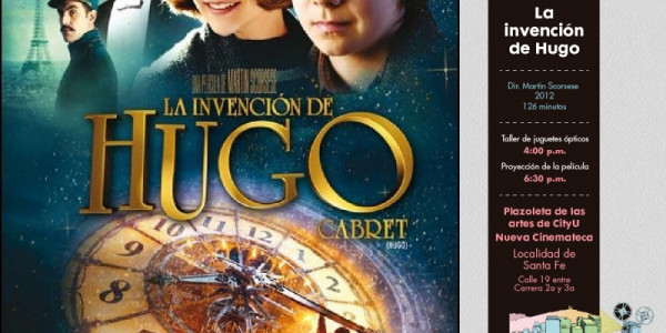 La invención de Hugo llega a Pelis por Bogotá