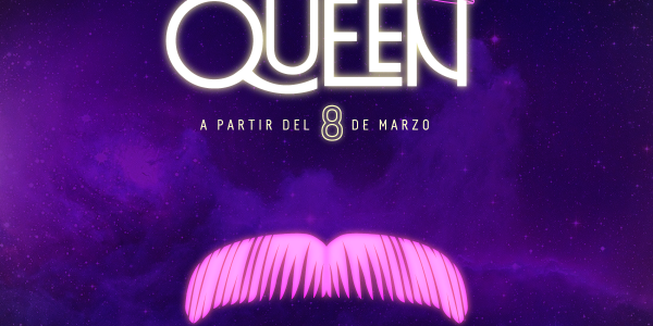 Poster de Queen en el Planetario de Bogotá