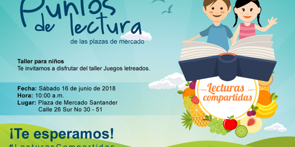 Invitación al Taller Juegos letreados