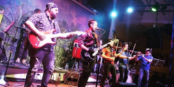 Músicos en escena