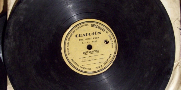 Disco de acetato 